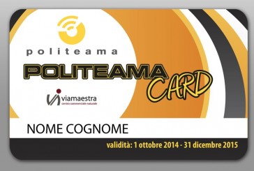 Cresce la “Politeama Card”