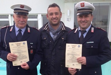 Doppia menzione d’onore ai vigili Rossi e Gattavecchi