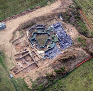 Vista aerea del sito archeologico