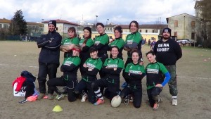 La squadra del Cus Siena Rugby femminile