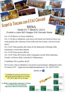 locandina evento faigiovanisiena sabato 7 marzo