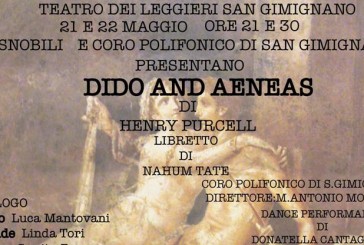 Dido & Aeneas: giovani cantanti in scena ai Leggieri