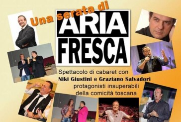 Al Politeama arriva il cabaret con “Aria Fresca”