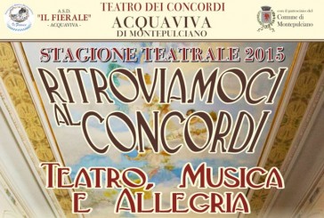 Ritroviamoci ai Concordi: ultimo appuntamento a teatro