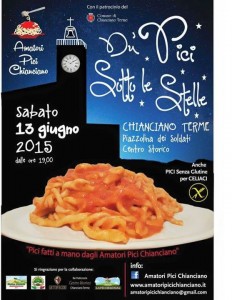 Locandina Evento Du' Pici Sotto Le Stelle Chianciano Terme 13.06.2015