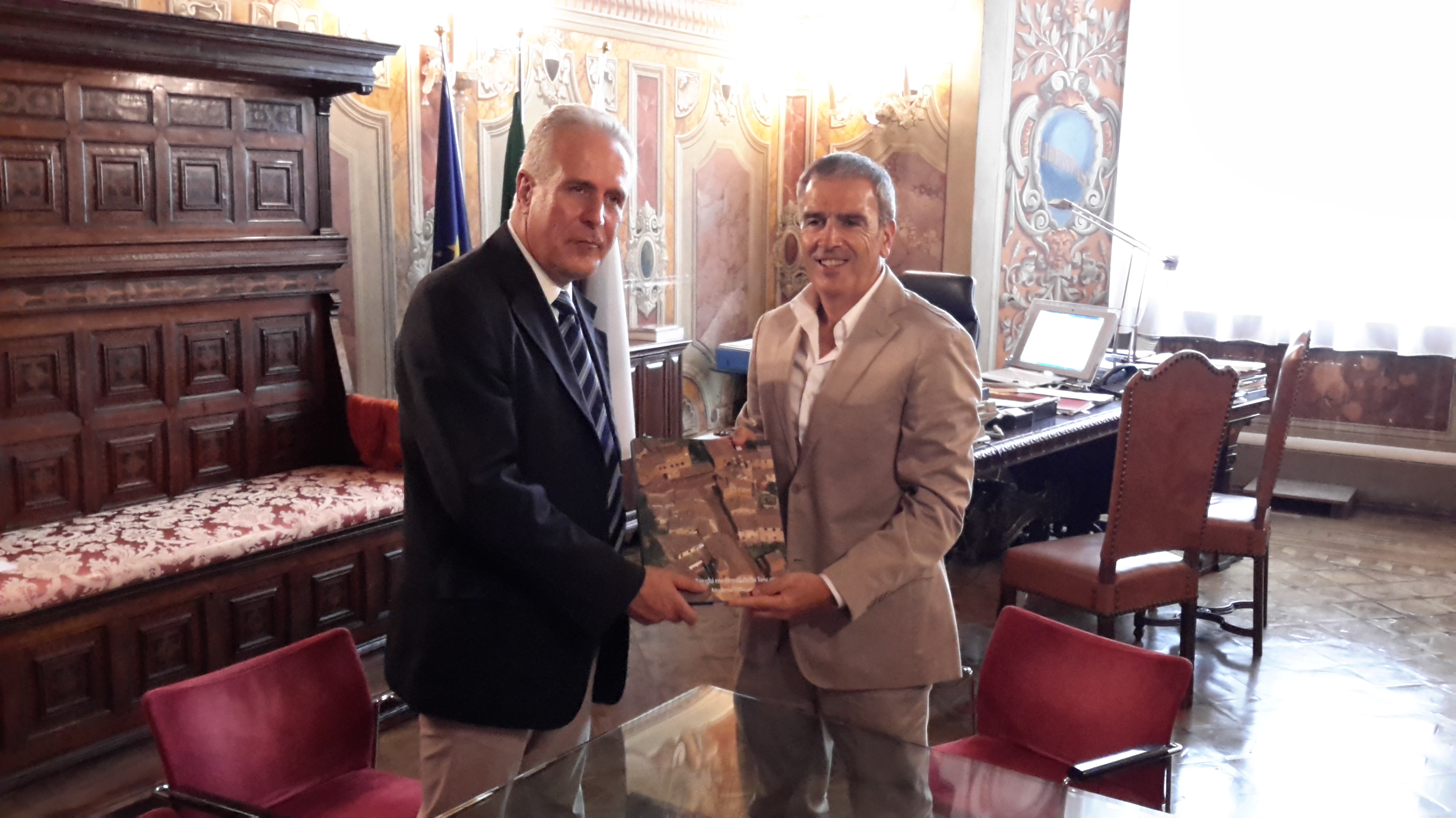 Giani a Siena incontra il sindaco ed il presidente della Provincia