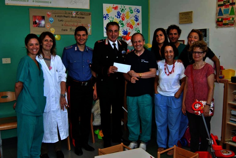 Donazione dei Carabinieri alla Chirurgia Pediatrica