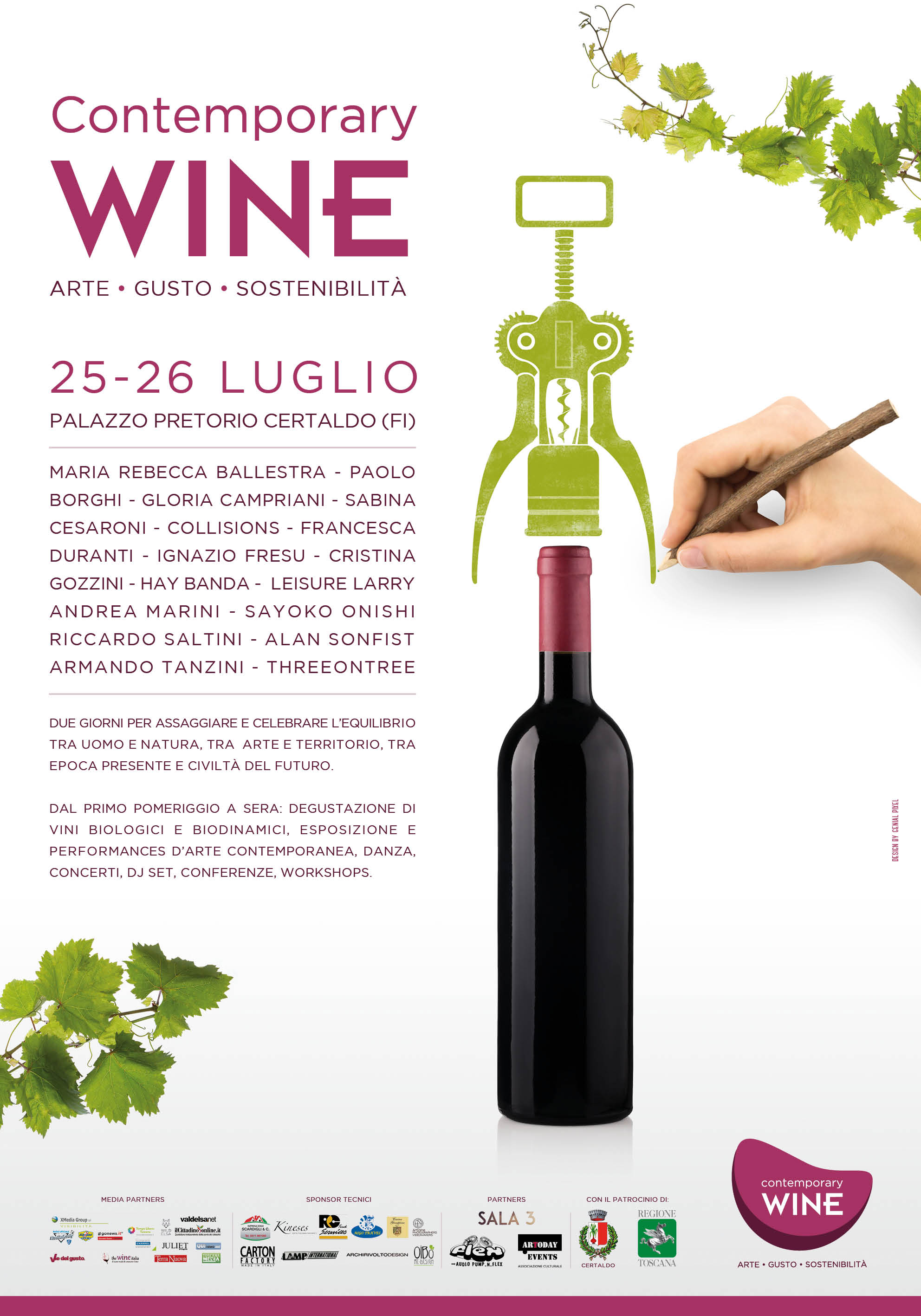 Contemporary wine: arte, gusto e sostenibilità