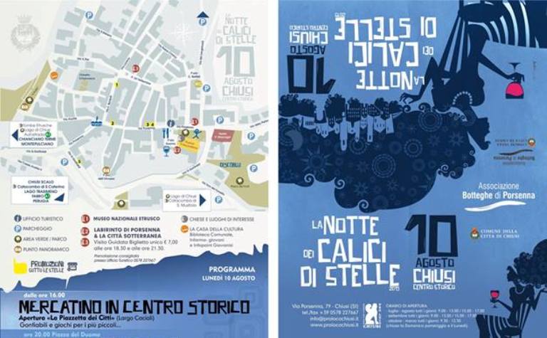 Calici di Stelle a Chiusi: serata rinviata al 12 agosto