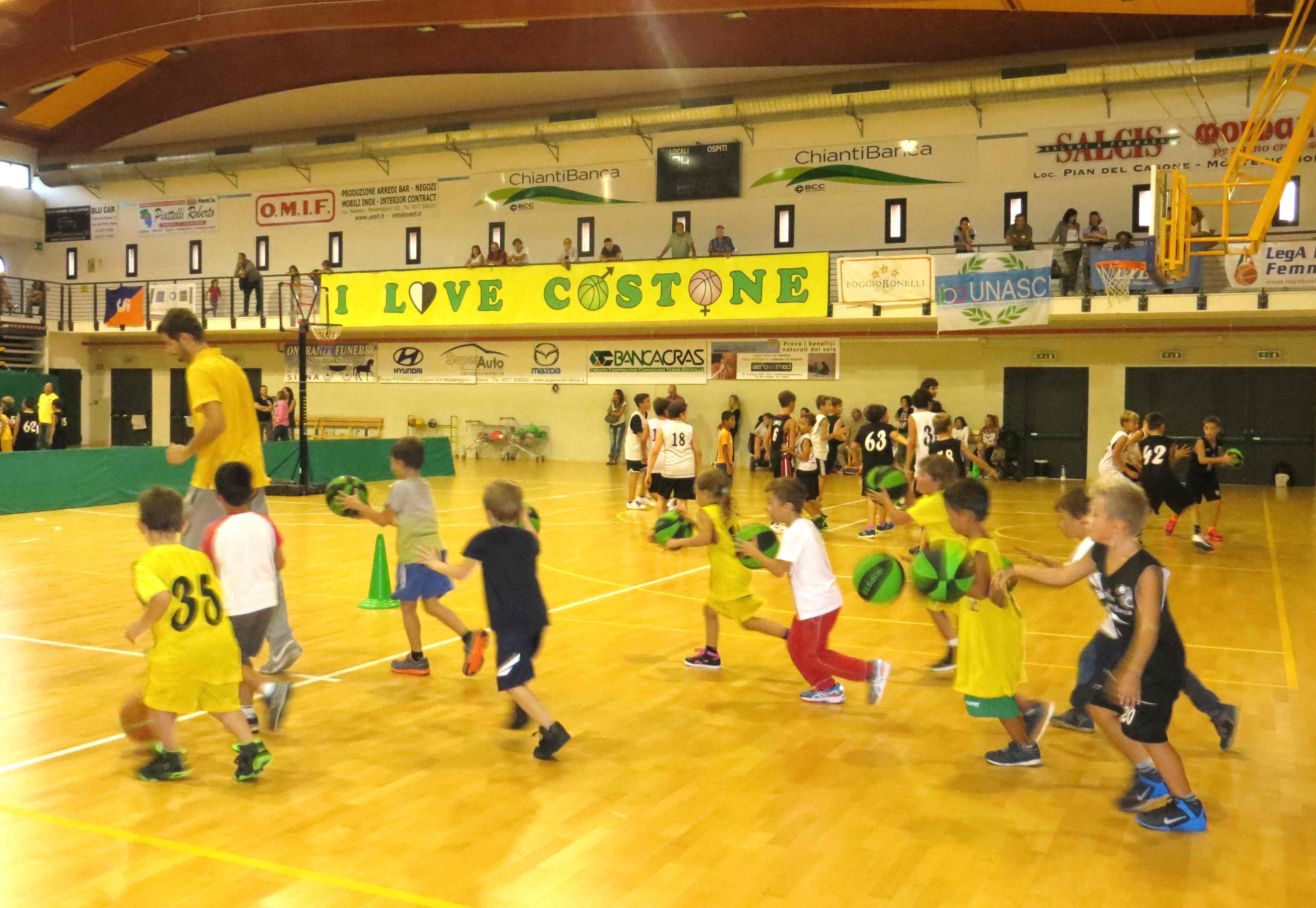 Costone: iniziano i corsi di minibasket