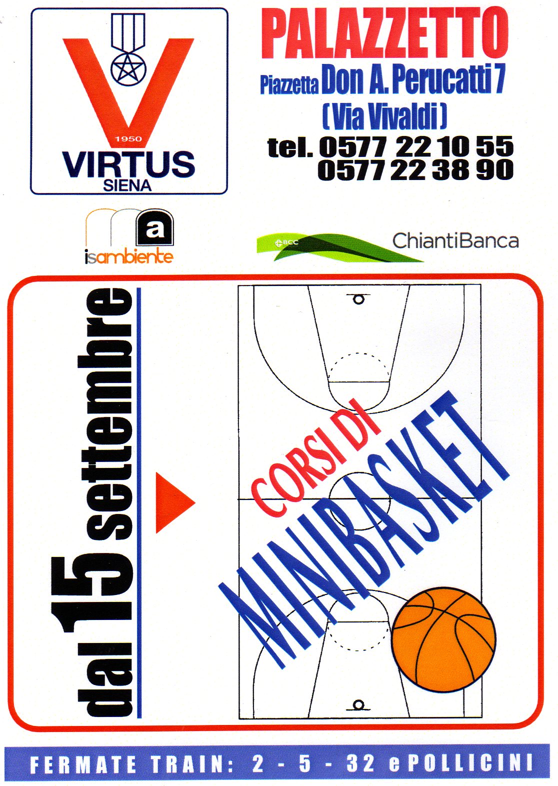 Virtus: iniziano i corsi di minibasket
