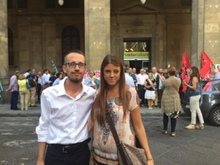 Lega Nord alla manifestazione contro la chiusura degli uffici postali