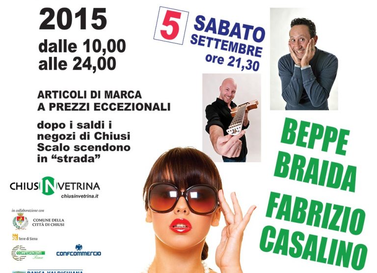 A Chiusi Scalo “Sbottegando” e la comicità di Braida e Casalino