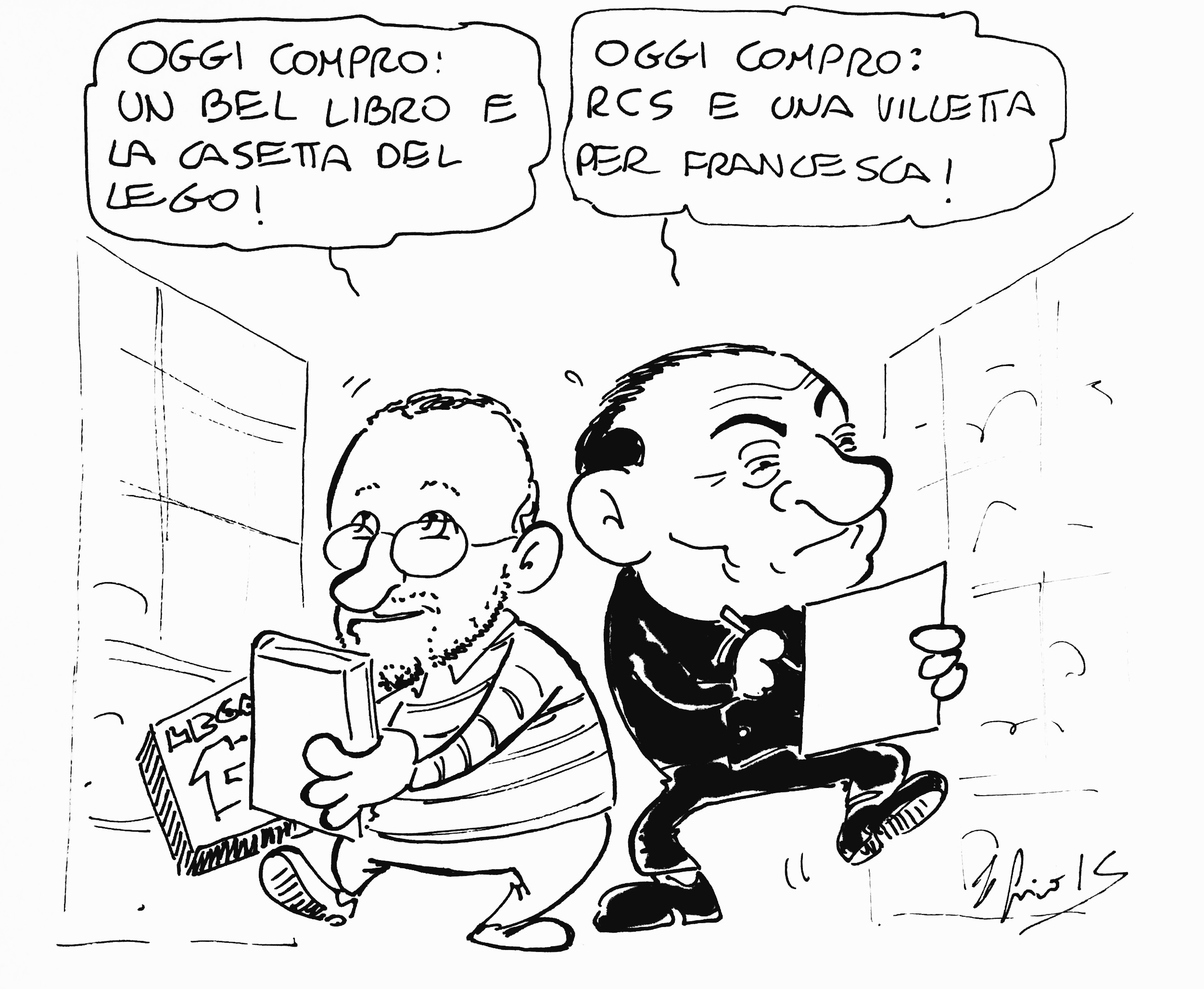 La vignetta di Luca