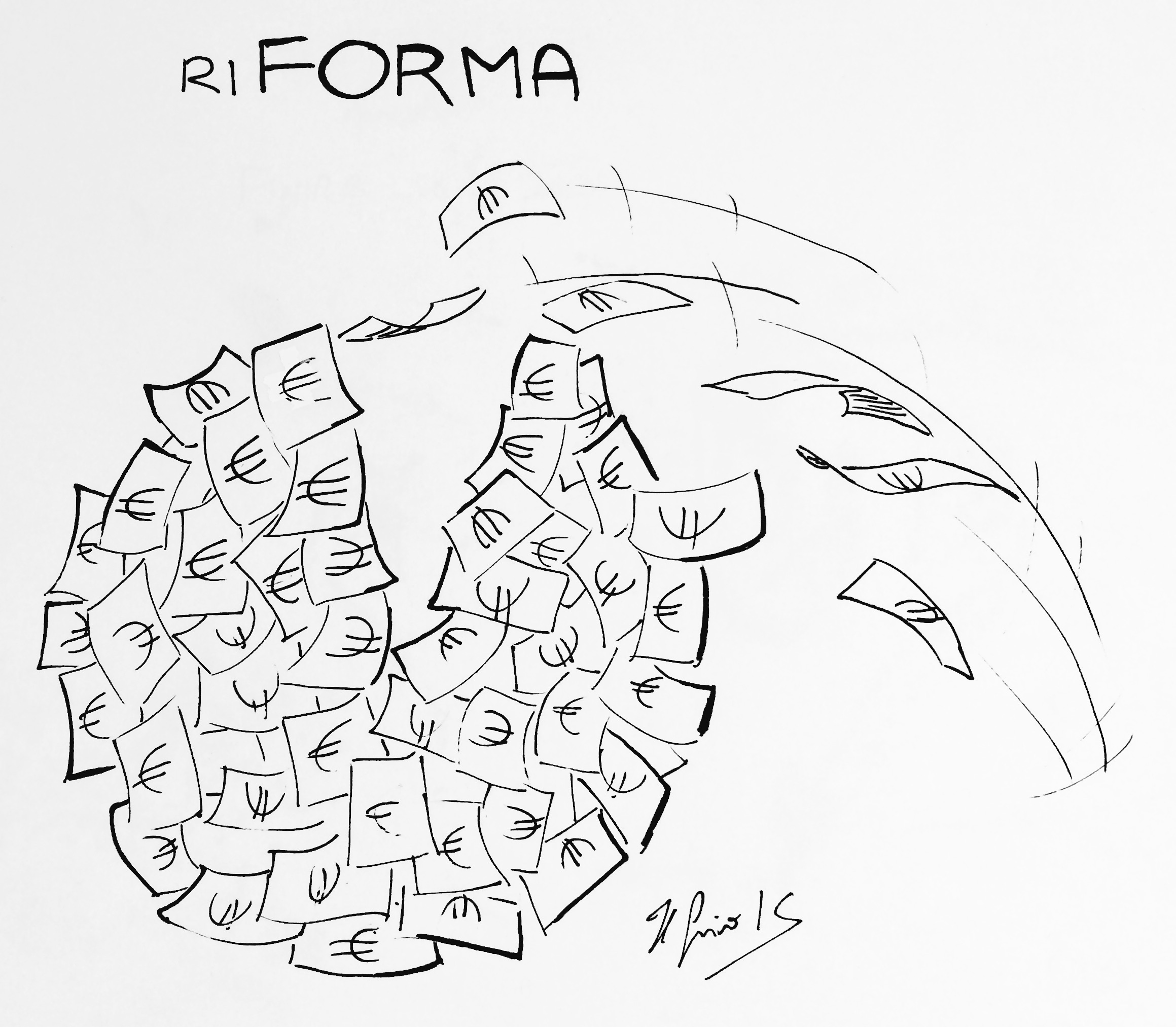 La vignetta di Luca