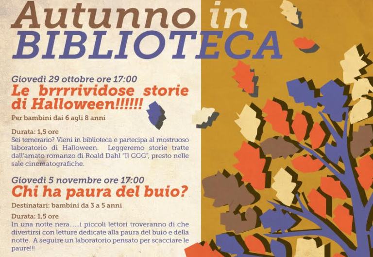 Sarteano: autunno in Biblioteca con i laboratori per piccoli lettori