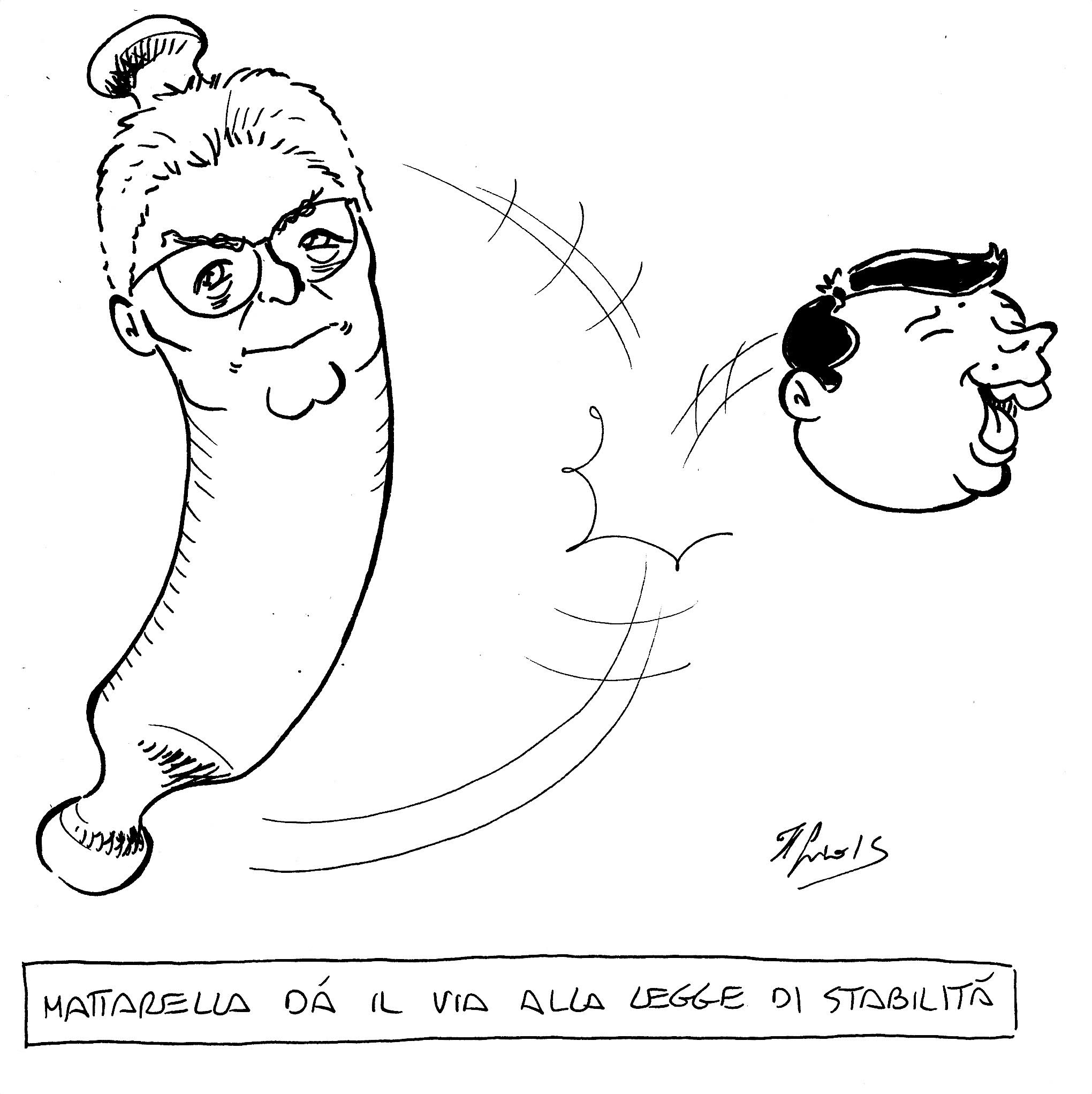 La vignetta di Luca