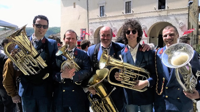 La banda di Sarteano suona in Vaticano
