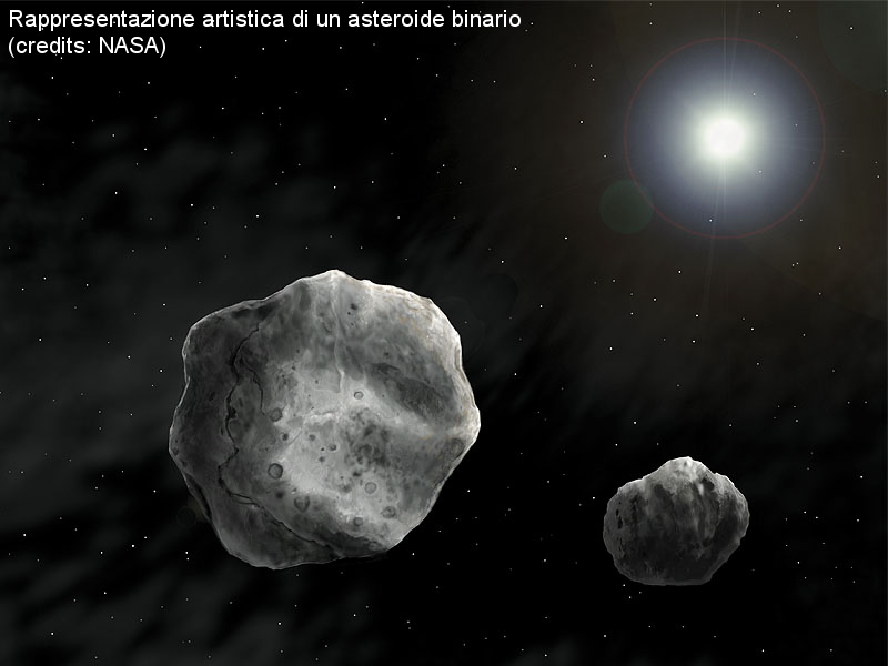 Asteroide binario scoperto da un gruppo che comprende Unisi