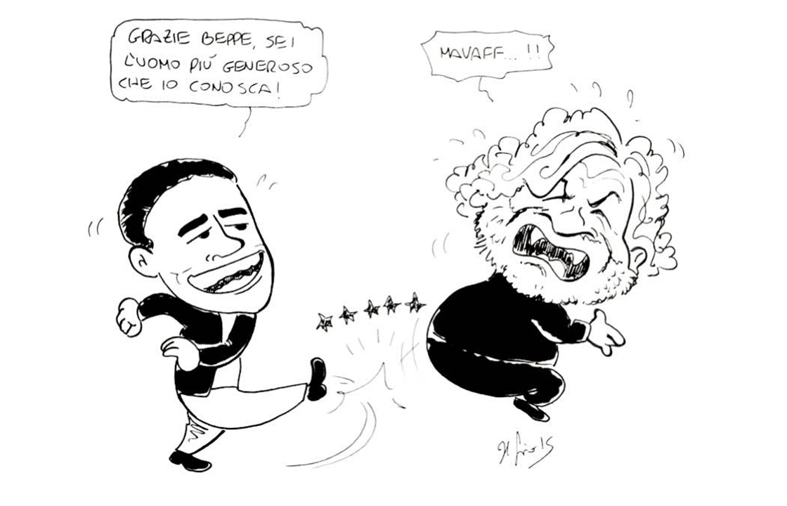 La vignetta di Luca