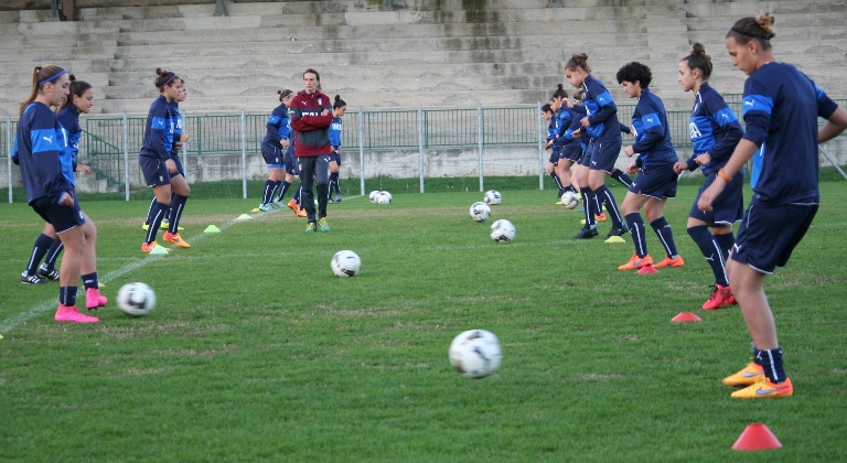 I bambini di Chianciano “mascotte” delle azzurre Under 19