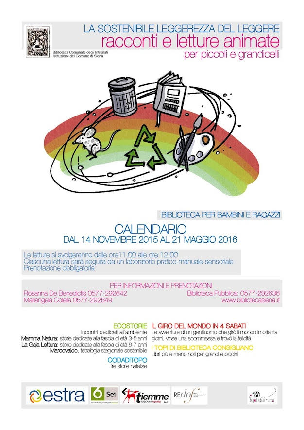 Ecostorie: letture animate per bambini e ragazzi in biblioteca
