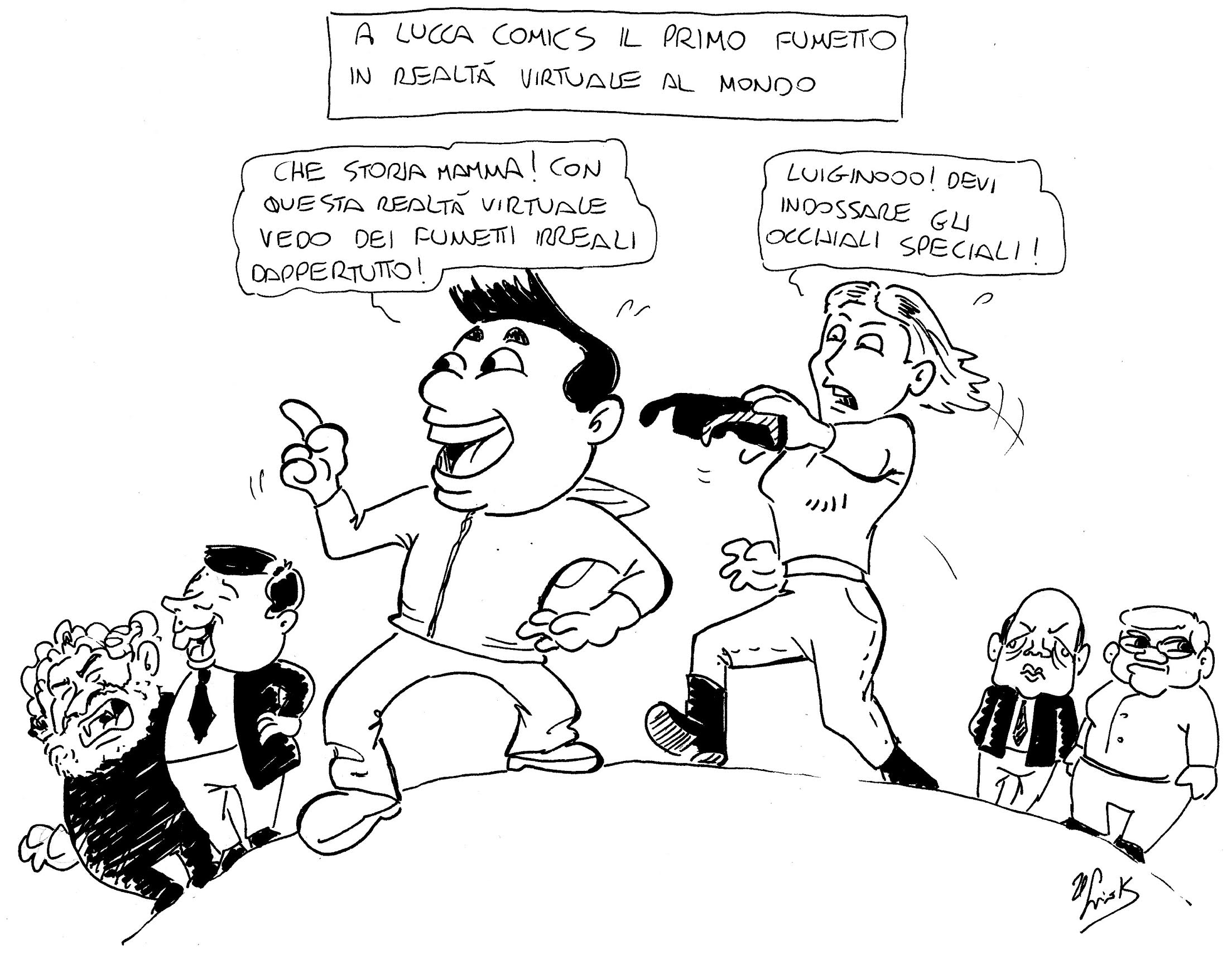 La vignetta di Luca