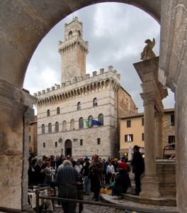 uno scorcio di Piazza Grande