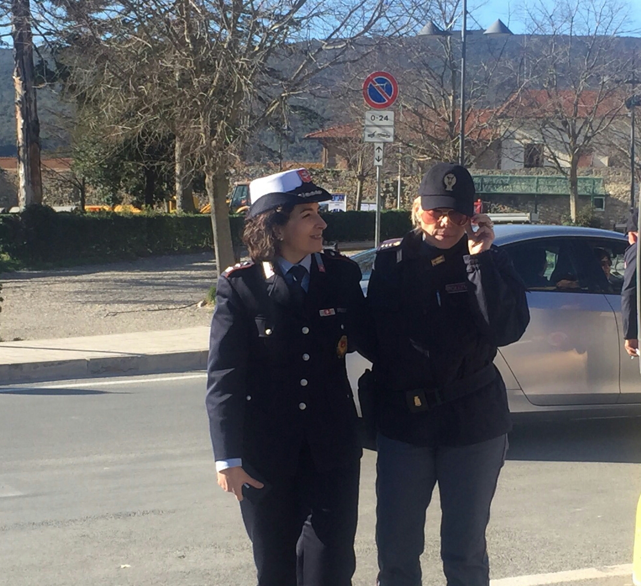 San Gimignano: controlli della Polizia e dei Vigili Urbani
