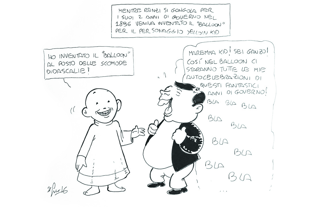 La vignetta di Luca