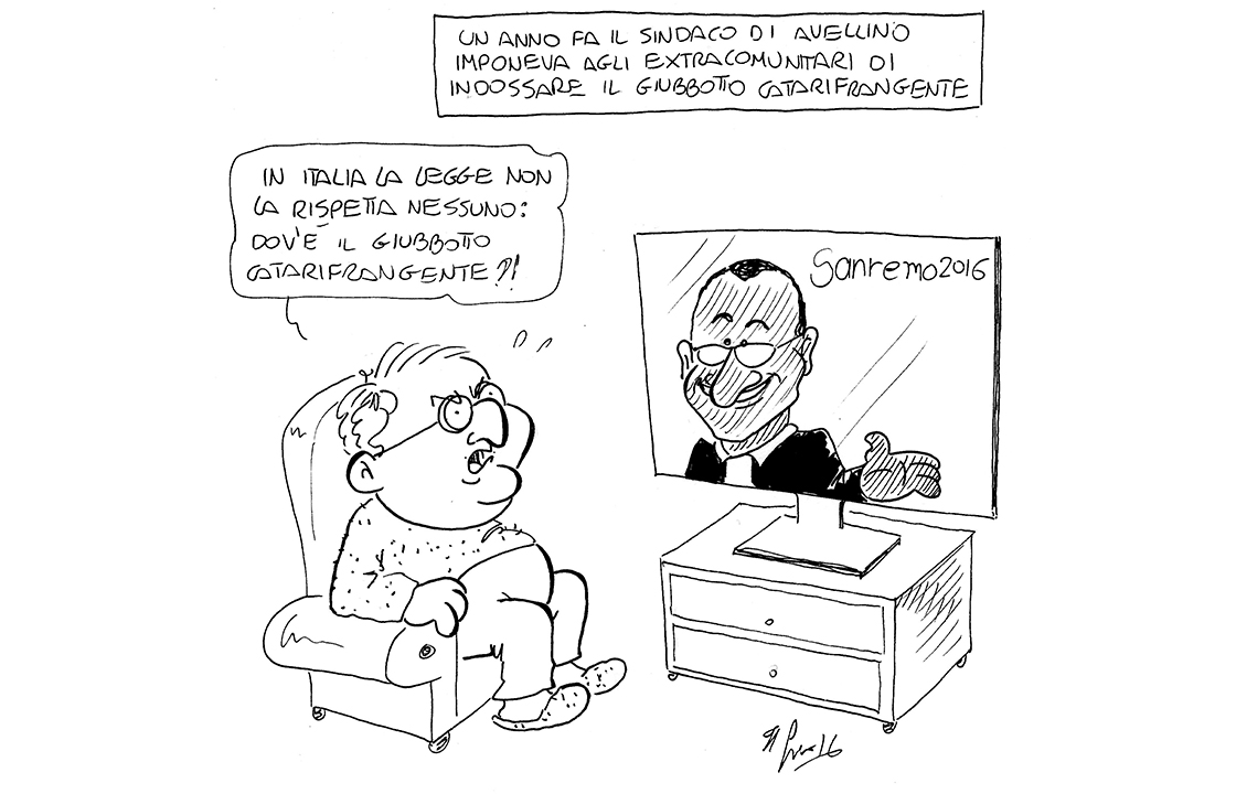 La vignetta di Luca