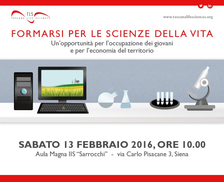 Al “Sarrocchi” un incontro sulla life sciences, tra formazione e impresa