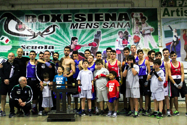 Presentata la squadra di boxe della Mens Sana