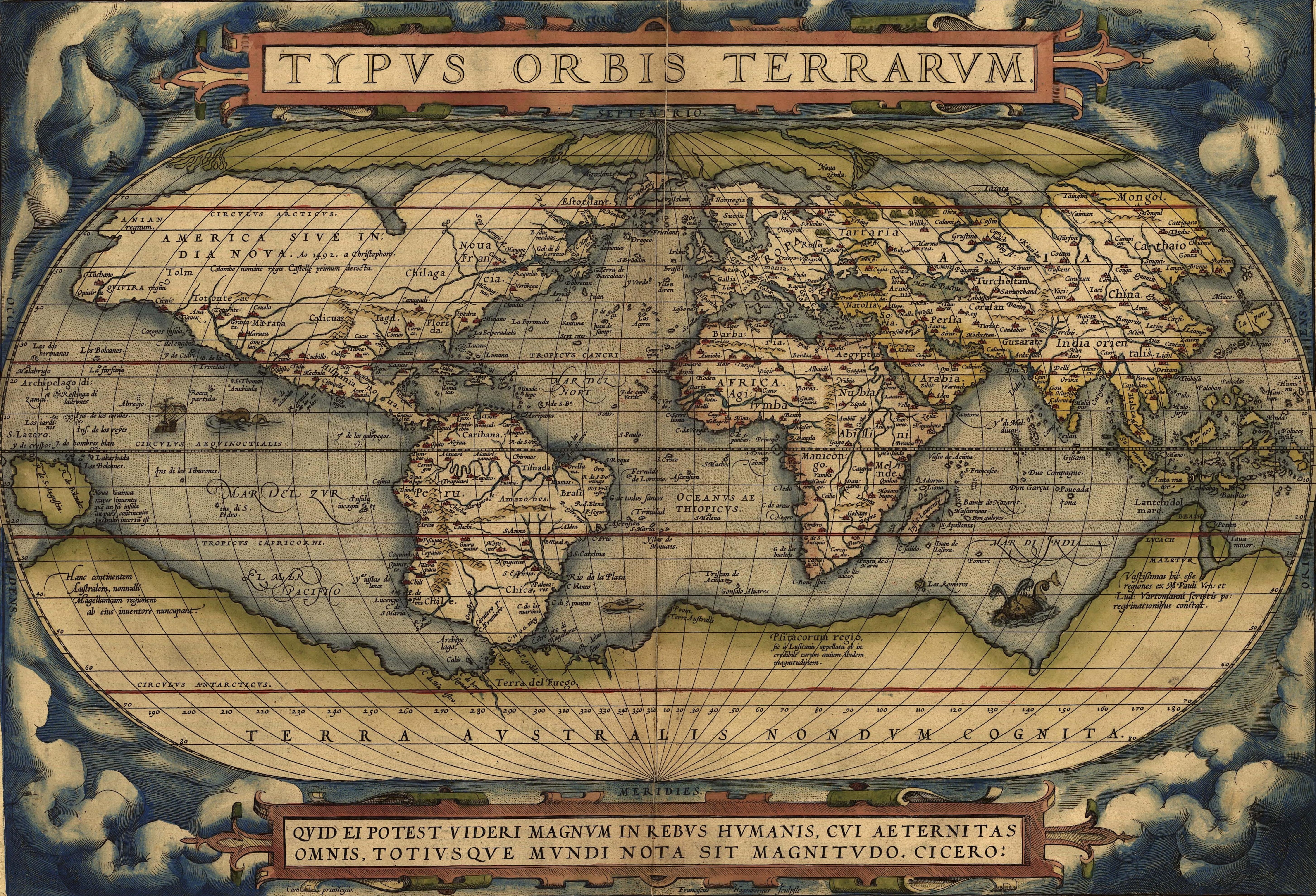 A Palazzo Chigi Saracini l’immagine del mondo fissata sull’Atlante di Ortelius