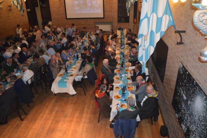 Cena del Comitato Amici del Palio nel Montone