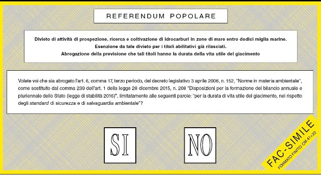 Una denuncia alla Ce sul referendum sulle trivelle