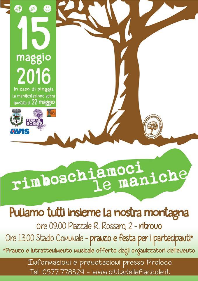 Ad Abbadia San Salvatore torna “Rimboschiamoci le maniche”