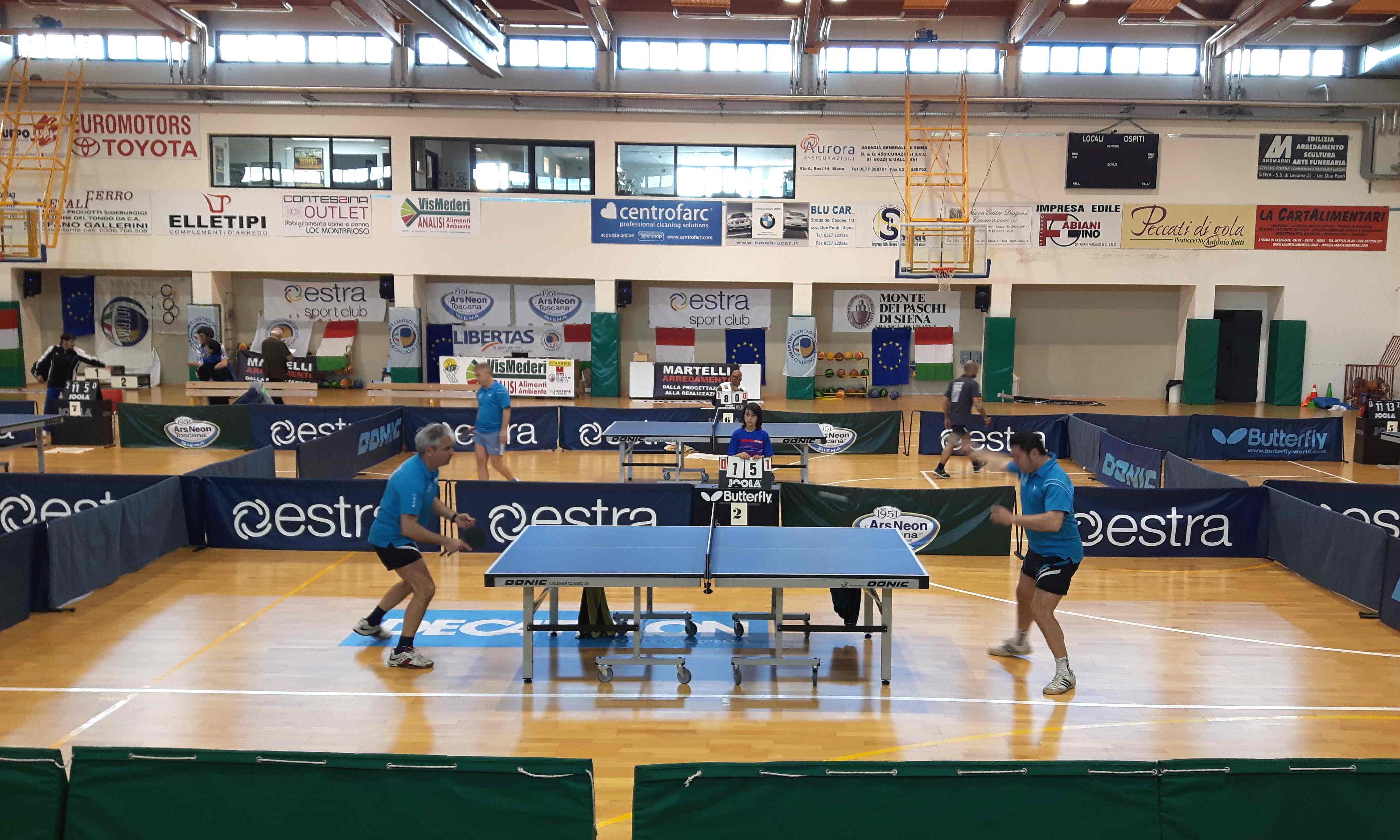 Tennis tavolo: successo per i Campionati italiani Libertas
