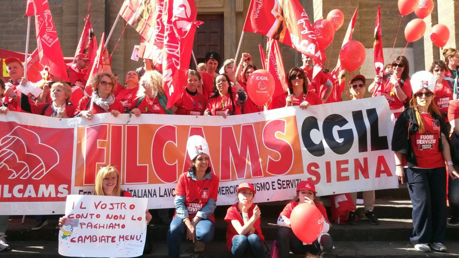 Sciopero lavoratori del terziario: soddisfazione della FILCAMS CGIL senese