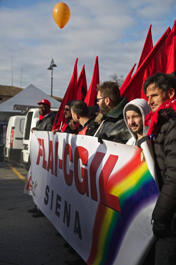 La Flai Cgil Siena partecipa alla manifestazione “Stop Ttip” di Roma