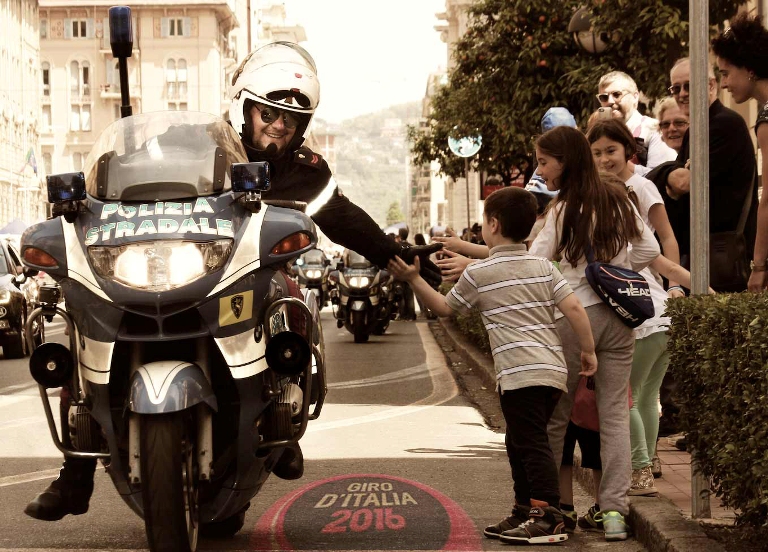 Il 99° Giro d’Italia con la Polizia Stradale
