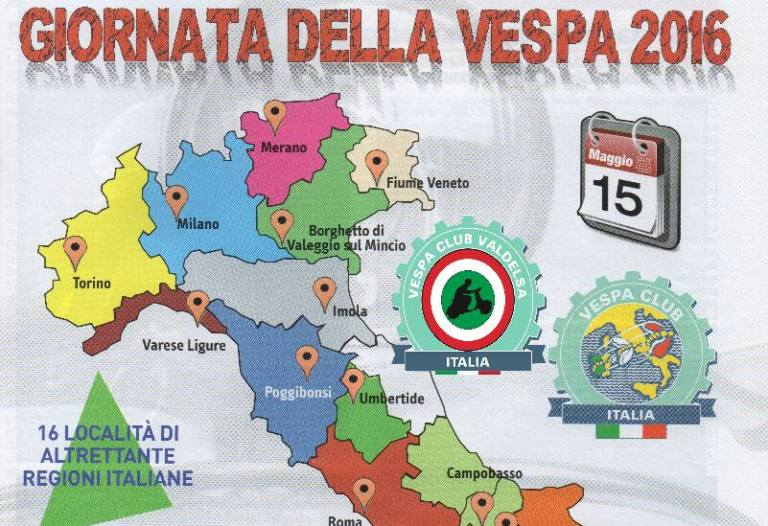 Poggibonsi capitale regionale della Vespa