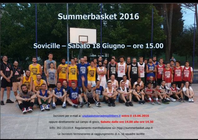 Uisp basket 3 vs 3 fa tappa a Sovicille