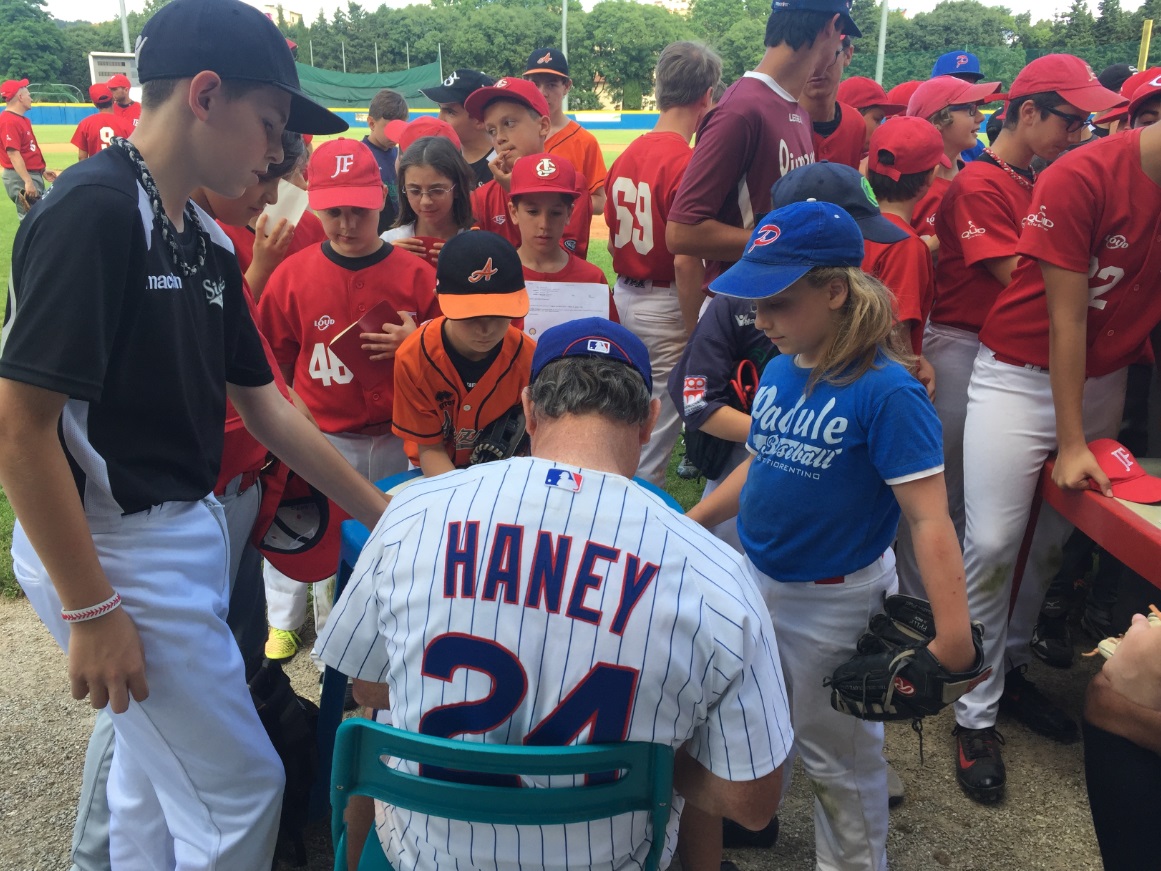 I bianconeri del baseball al “Legend for youth”