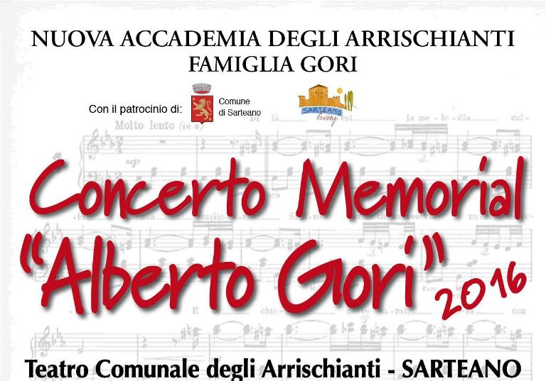 Memorial Alberto Gori al teatro comunale degli Arrischianti