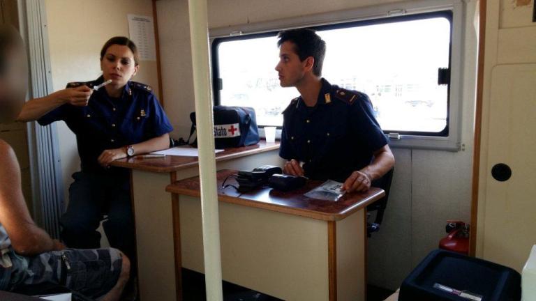 Polizia sulle strade: attivo in drogometro