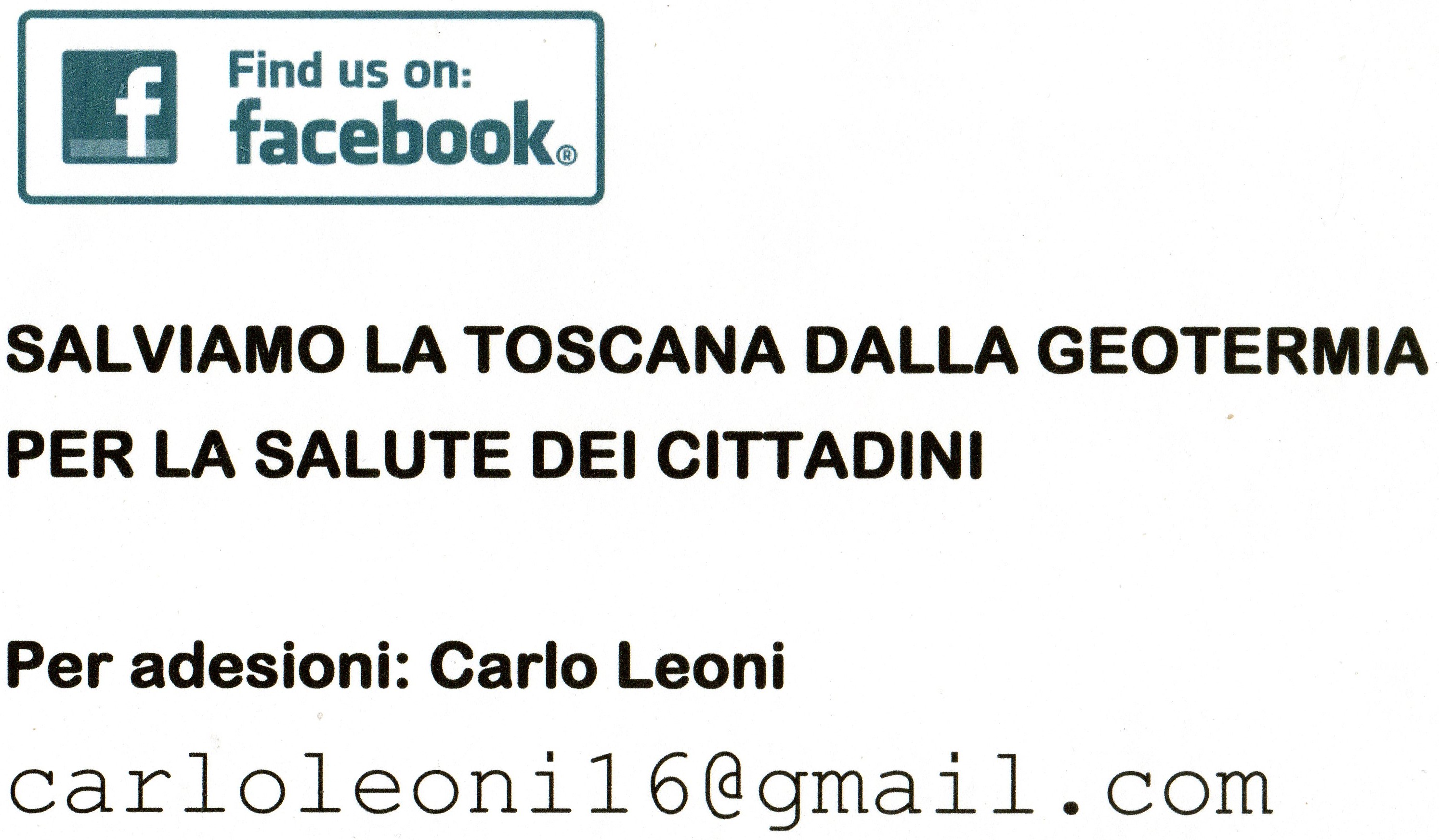 “Salviamo la Toscana dalla geotermia per la salute dei cittadini”