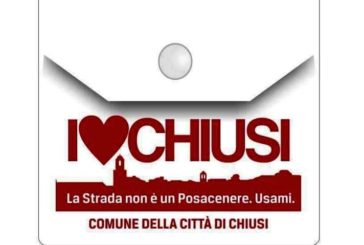 Chiusi: in arrivo posacenere portatili per un miglior decoro urbano