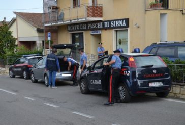 Arrestati i rapinatori della filiale Mps di San Casciano dei Bagni