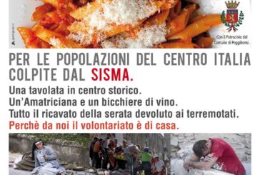 Poggibonsi: il 9 settembre  “Un’amatriciana in piazza”